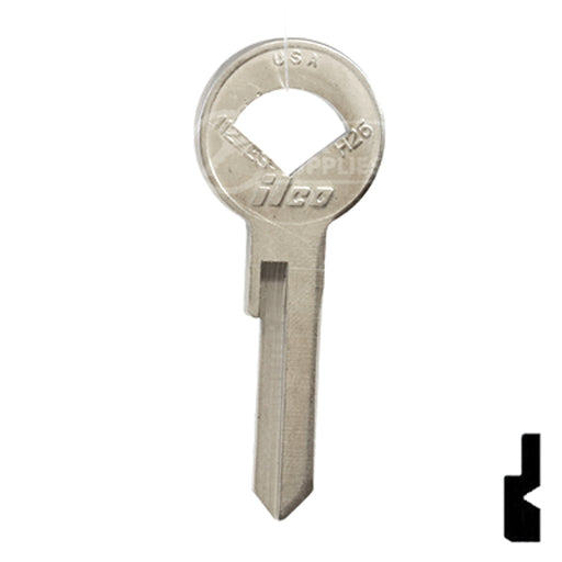 Uncut Key Blank | Ford | H26 Automotive Key Ilco