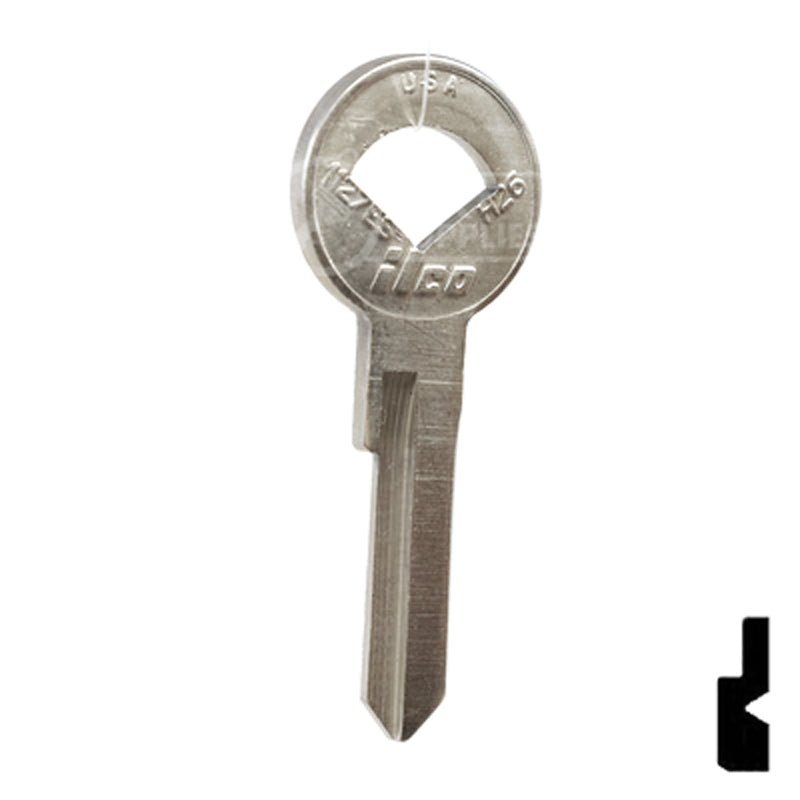 Uncut Key Blank | Ford | H26 Automotive Key Ilco