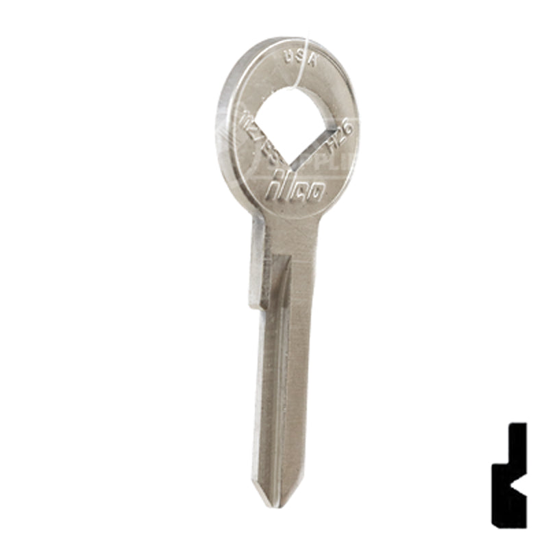 Uncut Key Blank | Ford | H26 Automotive Key Ilco