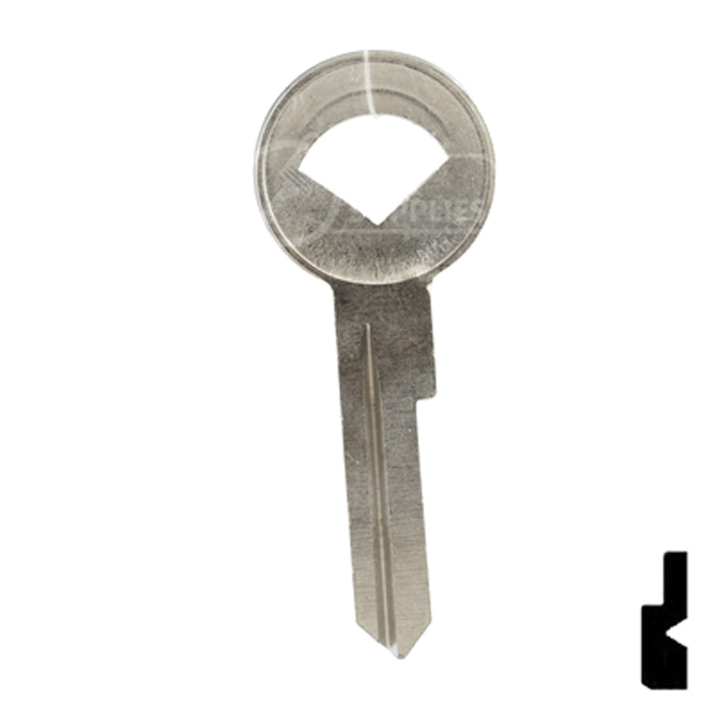 Uncut Key Blank | Ford | H26 Automotive Key Ilco