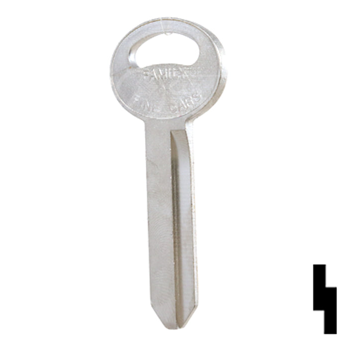Uncut Key Blank | Ford | H50, S1167FD Automotive Key Strattec