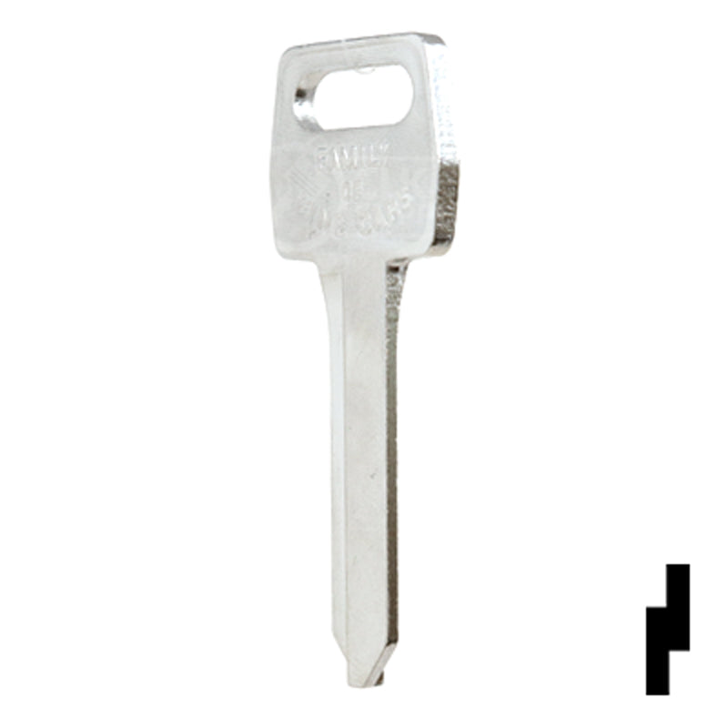 Uncut Key Blank | Ford | H51, 1167FD Automotive Key Strattec