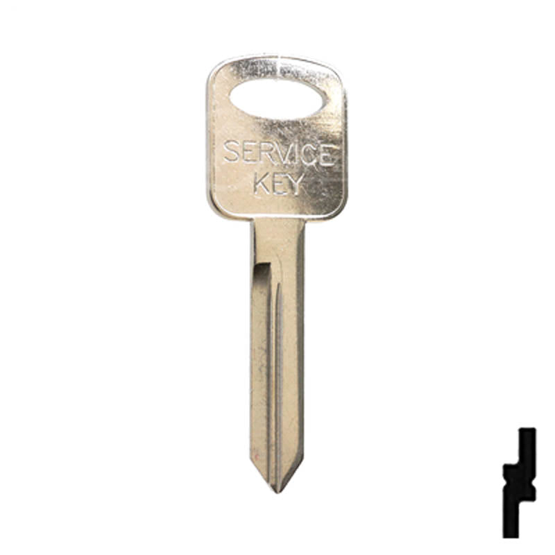 Uncut Key Blank | Ford | H72, H74, H86 Automotive Key JMA USA
