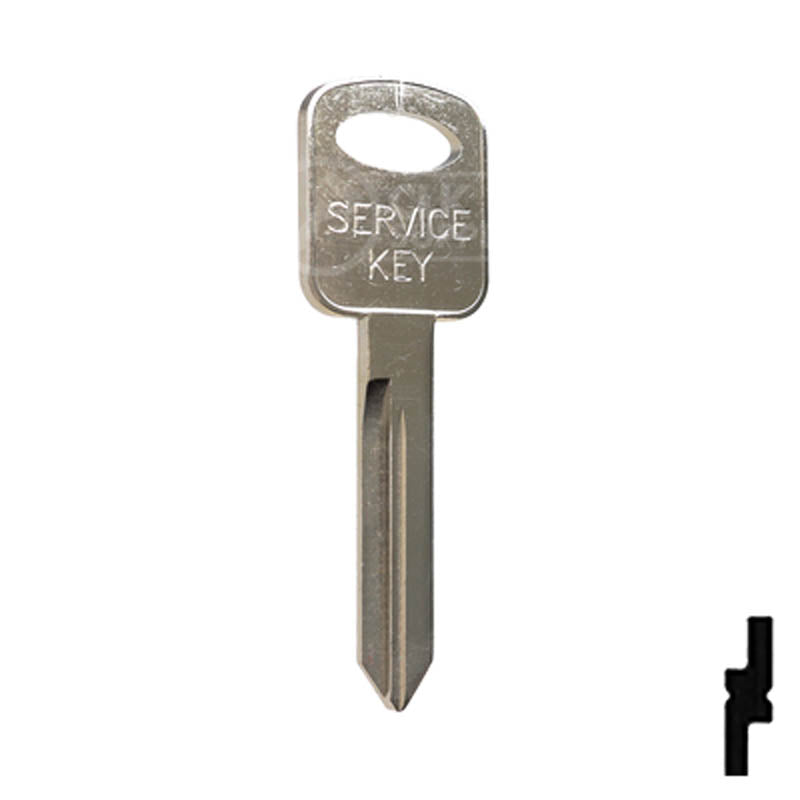 Uncut Key Blank | Ford | H72, H74, H86 Automotive Key JMA USA