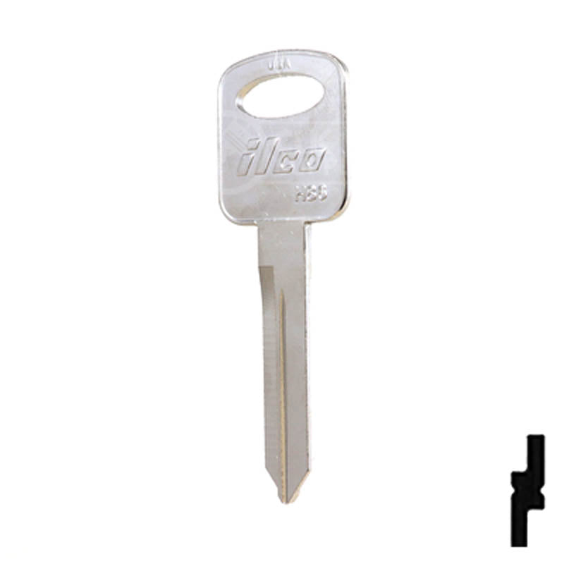 Uncut Key Blank | Ford | H72, H74, H86 Automotive Key JMA USA
