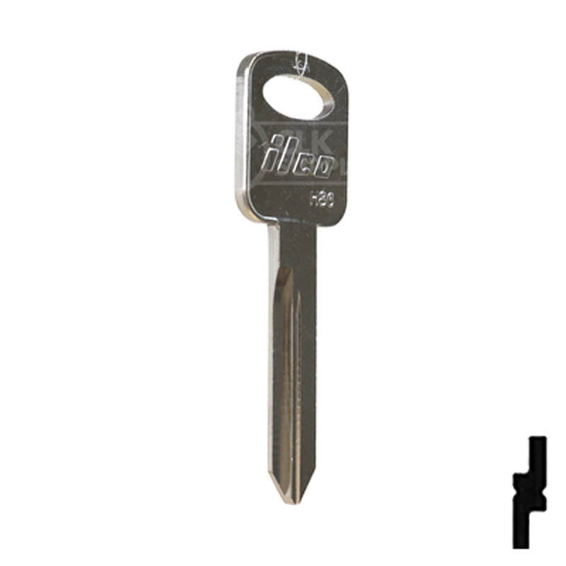 Uncut Key Blank | Ford | H72, H74, H86 Automotive Key JMA USA