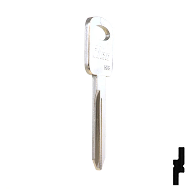 Uncut Key Blank | Ford | H72, H74, H86 Automotive Key JMA USA