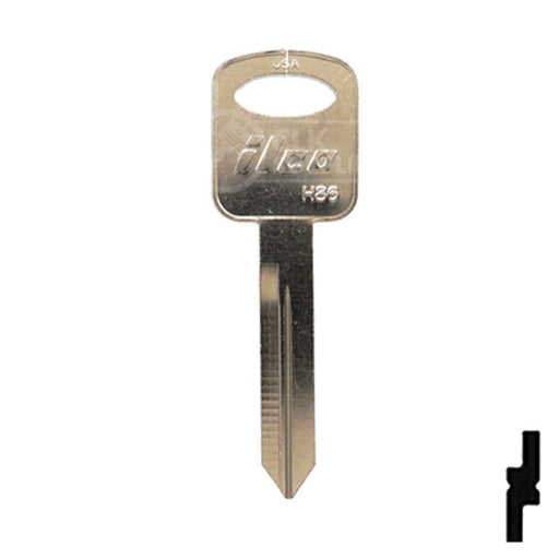 Uncut Key Blank | Ford | H72, H74, H86 Automotive Key JMA USA