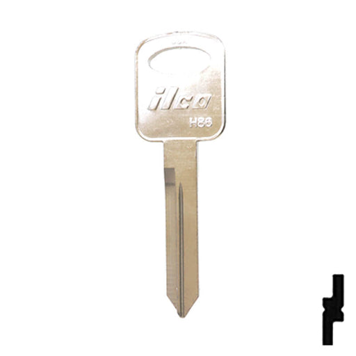 Uncut Key Blank | Ford | H72, H74, H86 Automotive Key JMA USA