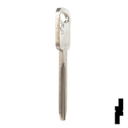 Uncut Key Blank | Ford | H75, 1196FD Automotive Key JMA USA