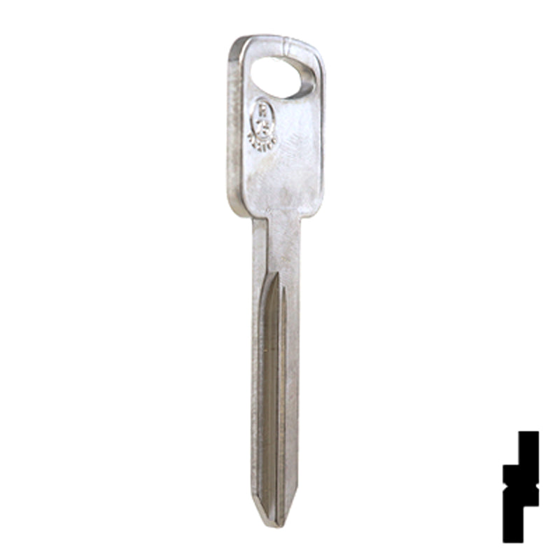Uncut Key Blank | Ford | H75, 1196FD Automotive Key JMA USA