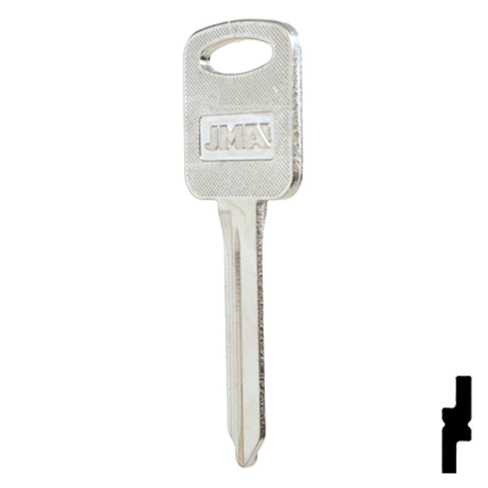 Uncut Key Blank | Ford | H86-NP, FO-27D, H86 Automotive Key JMA USA