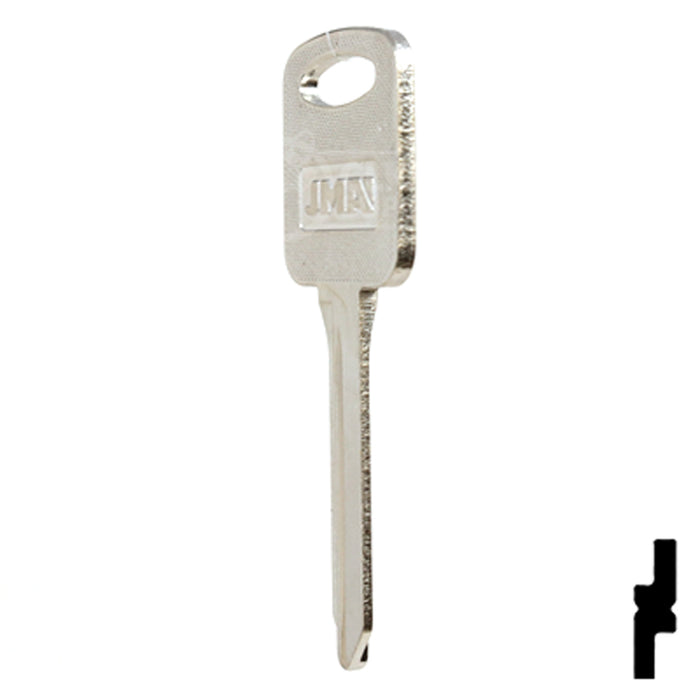 Uncut Key Blank | Ford | H86-NP, FO-27D, H86 Automotive Key JMA USA