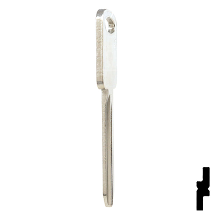 Uncut Key Blank | Ford | H86-NP, FO-27D, H86 Automotive Key JMA USA