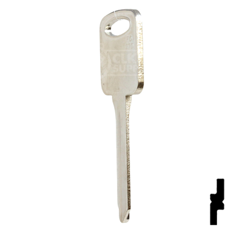 Uncut Key Blank | Ford | H86-NP, FO-27D, H86 Automotive Key JMA USA