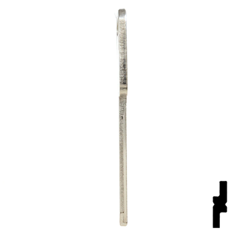 Uncut Key Blank | Ford | H86-NP, FO-27D, H86 Automotive Key JMA USA