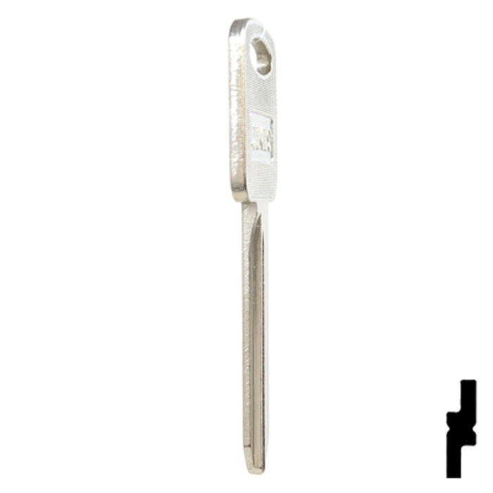 Uncut Key Blank | Ford | H86-NP, FO-27D, H86 Automotive Key JMA USA