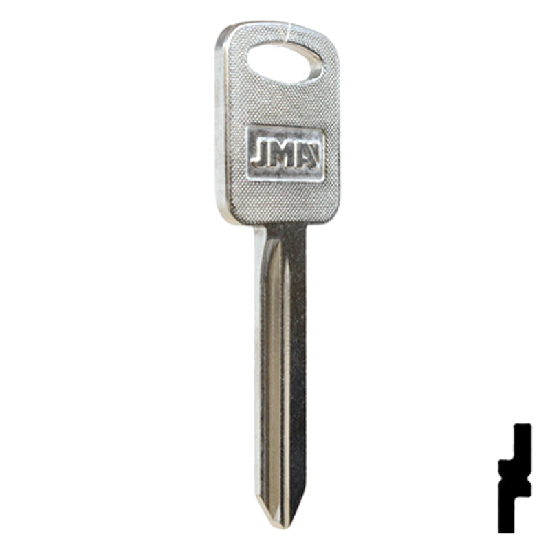 Uncut Key Blank | Ford | H86-NP, FO-27D, H86 Automotive Key JMA USA
