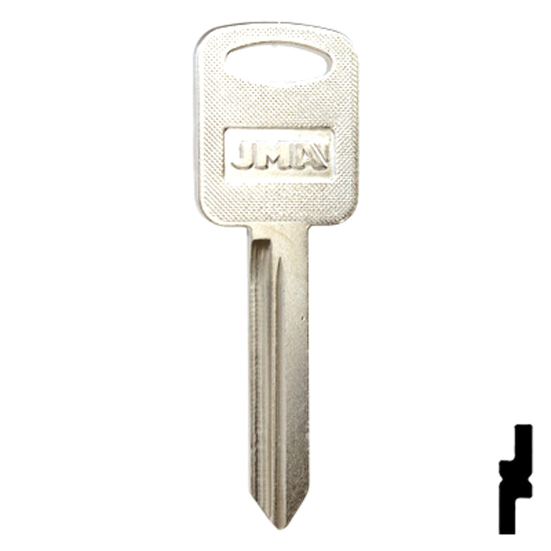 Uncut Key Blank | Ford | H86-NP, FO-27D, H86 Automotive Key JMA USA
