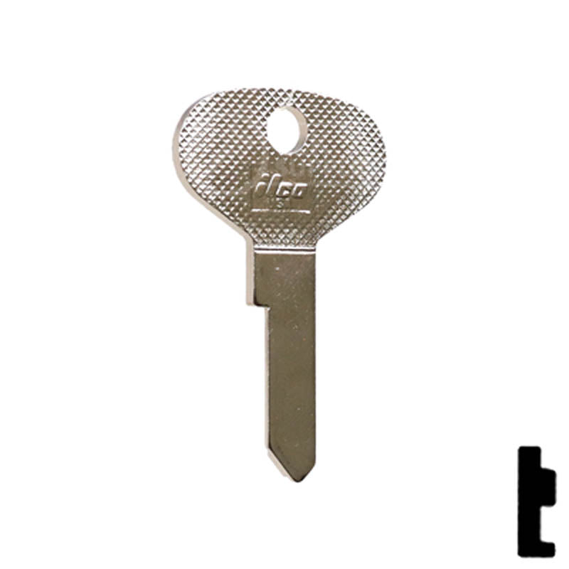 Uncut Key Blank | Ford International | HR62DG Automotive Key Ilco