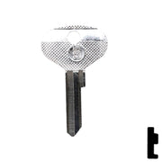 Uncut Key Blank | Ford International | HR62DG Automotive Key Ilco