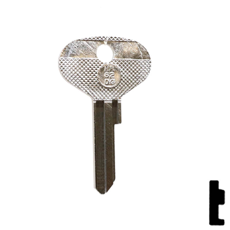 Uncut Key Blank | Ford International | HR62DG Automotive Key Ilco
