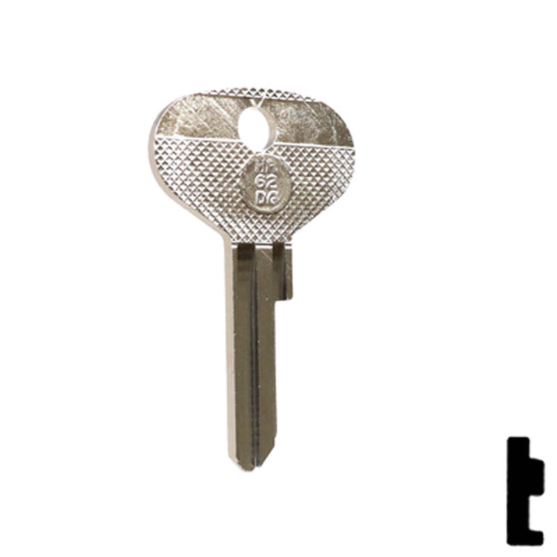 Uncut Key Blank | Ford International | HR62DG Automotive Key Ilco