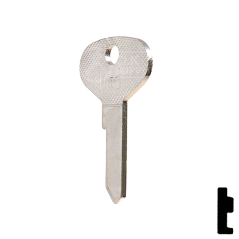 Uncut Key Blank | Ford International | HR62DG Automotive Key Ilco