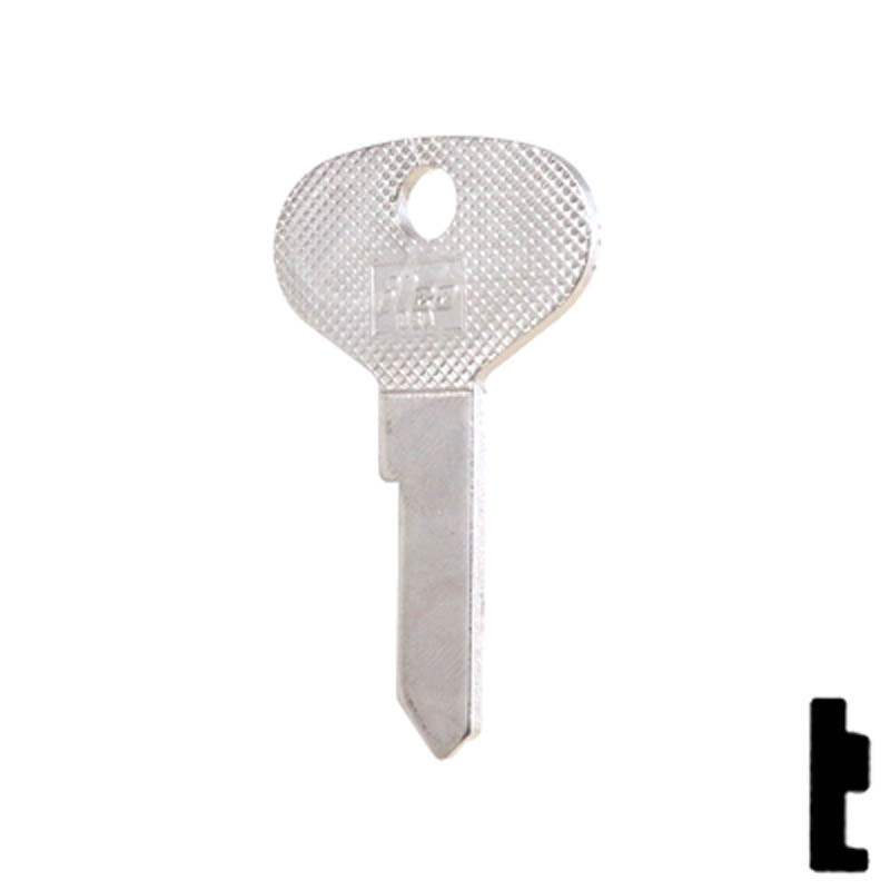 Uncut Key Blank | Ford International | HR62DG Automotive Key Ilco