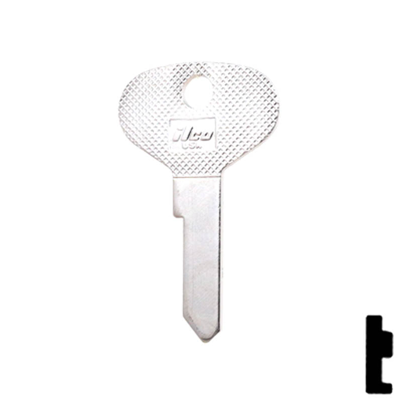 Uncut Key Blank | Ford International | HR62DG Automotive Key Ilco