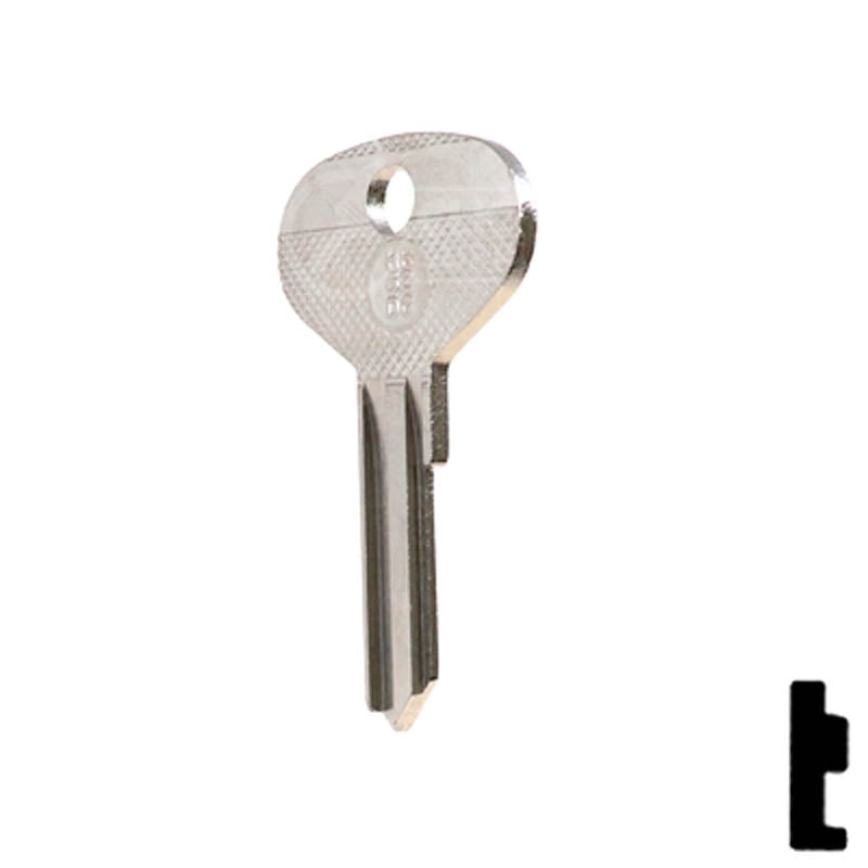 Uncut Key Blank | Ford International | HR62DG Automotive Key Ilco