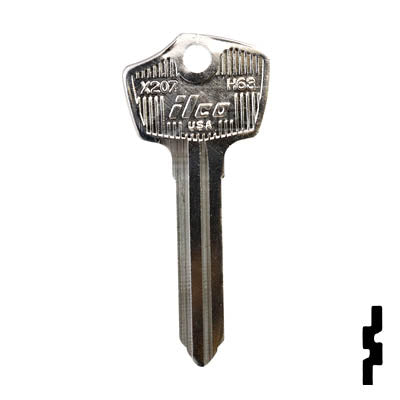 Uncut Key Blank | Ford | X207, H63 Automotive Key Ilco