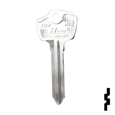 Uncut Key Blank | Ford | X207, H63 Automotive Key Ilco