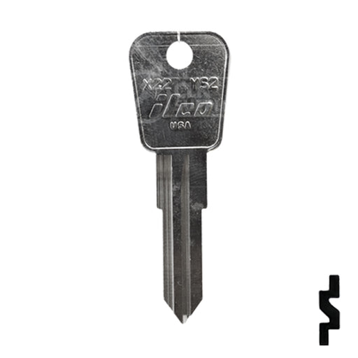 Uncut Key Blank | Ford | X22, YS2 Automotive Key Ilco