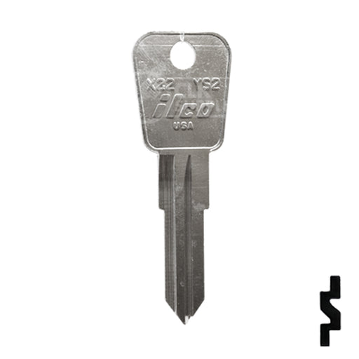 Uncut Key Blank | Ford | X22, YS2 Automotive Key Ilco