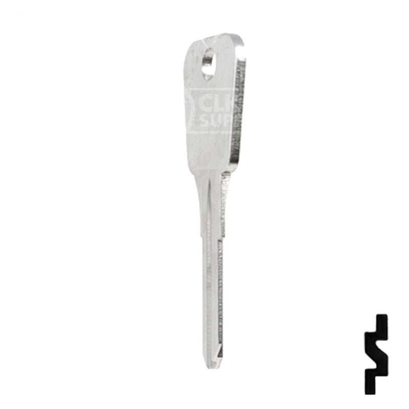 Uncut Key Blank | Ford | X22, YS2 Automotive Key Ilco