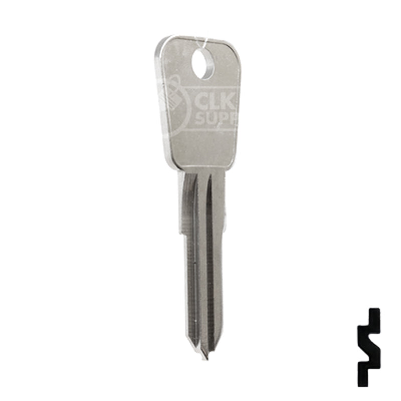 Uncut Key Blank | Ford | X22, YS2 Automotive Key Ilco