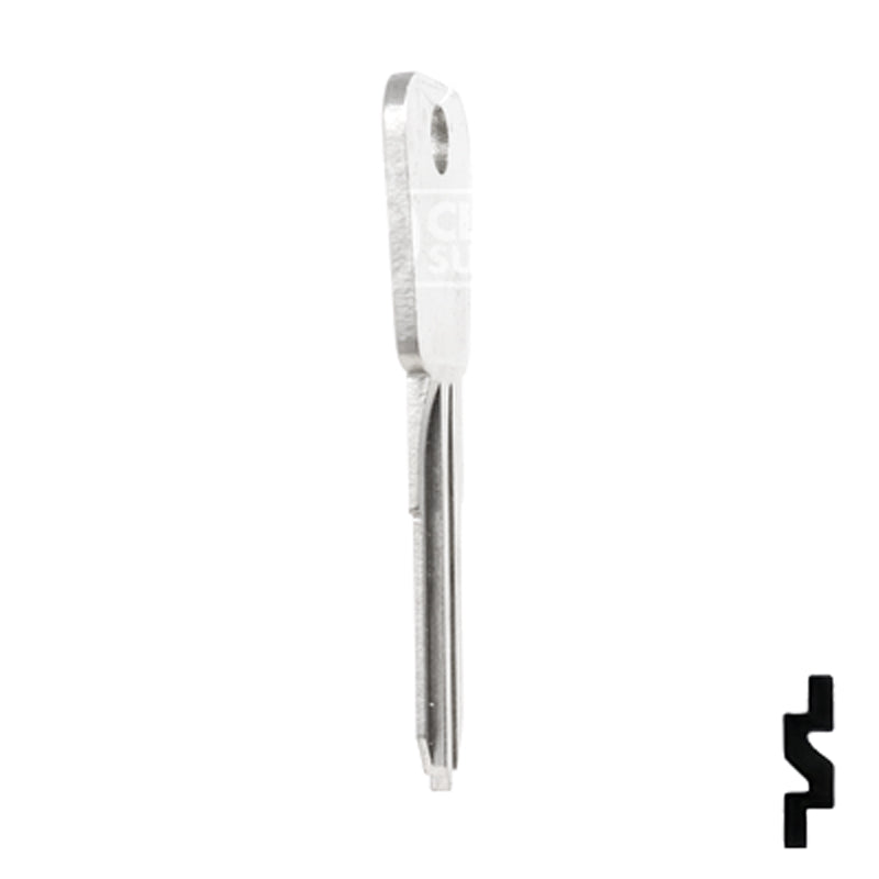 Uncut Key Blank | Ford | X22, YS2 Automotive Key Ilco