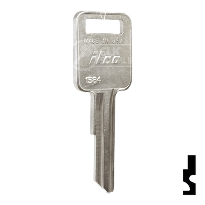 Uncut Key Blank | Freightliner | 1584 Automotive Key Ilco