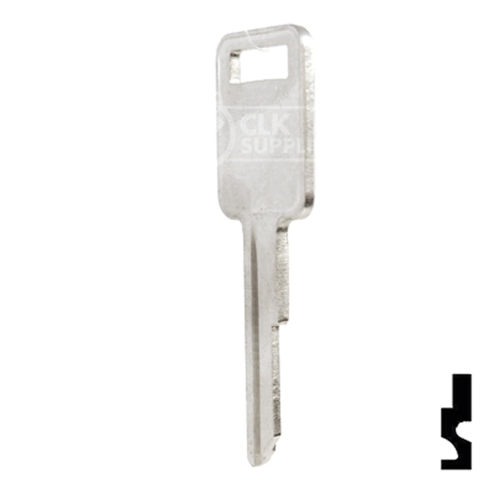 Uncut Key Blank | Freightliner | 1584 Automotive Key Ilco