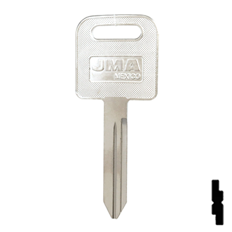 Uncut Key Blank | Freightliner | FRE-1, 1588 Automotive Key JMA USA