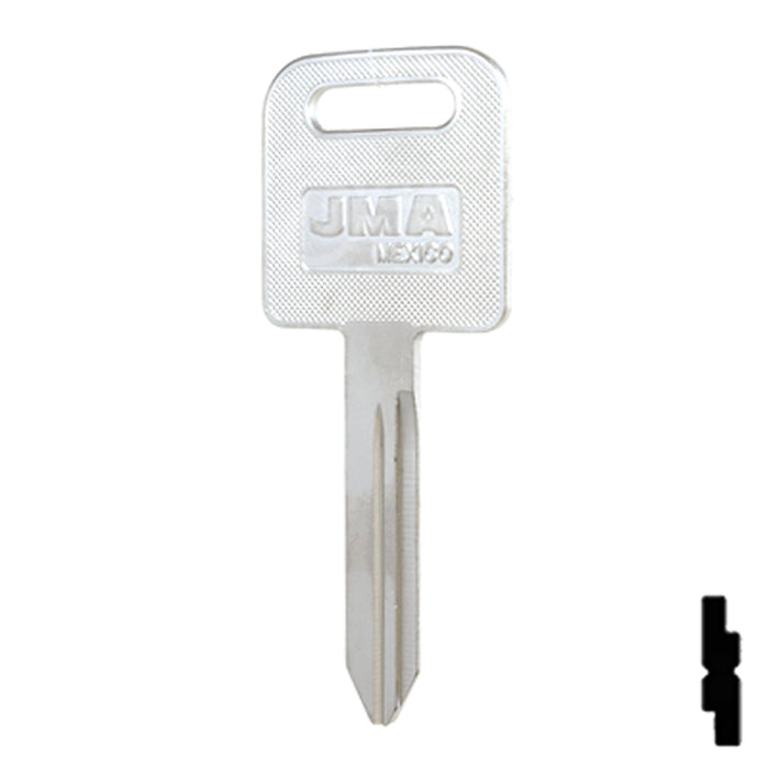 Uncut Key Blank | Freightliner | FRE-1, 1588 Automotive Key JMA USA