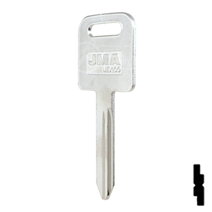 Uncut Key Blank | Freightliner | FRE-1, 1588 Automotive Key JMA USA