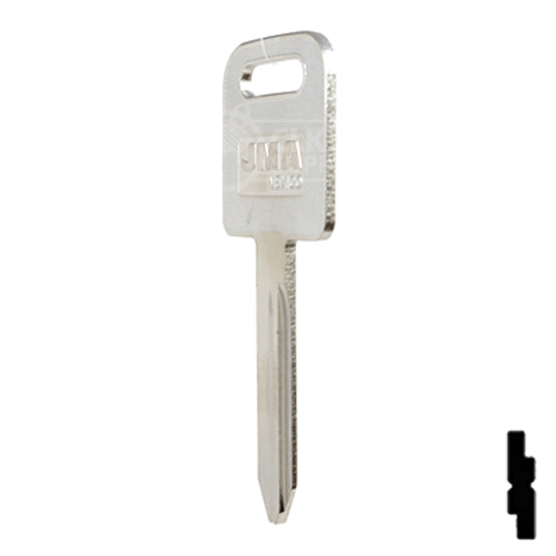 Uncut Key Blank | Freightliner | FRE-1, 1588 Automotive Key JMA USA
