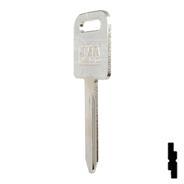 Uncut Key Blank | Freightliner | FRE-1, 1588 Automotive Key JMA USA