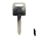 Uncut Key Blank | Freightliner | FRE-1, 1588 Automotive Key JMA USA