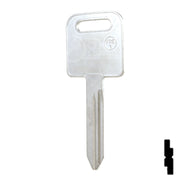 Uncut Key Blank | Freightliner | FRE-1, 1588 Automotive Key JMA USA