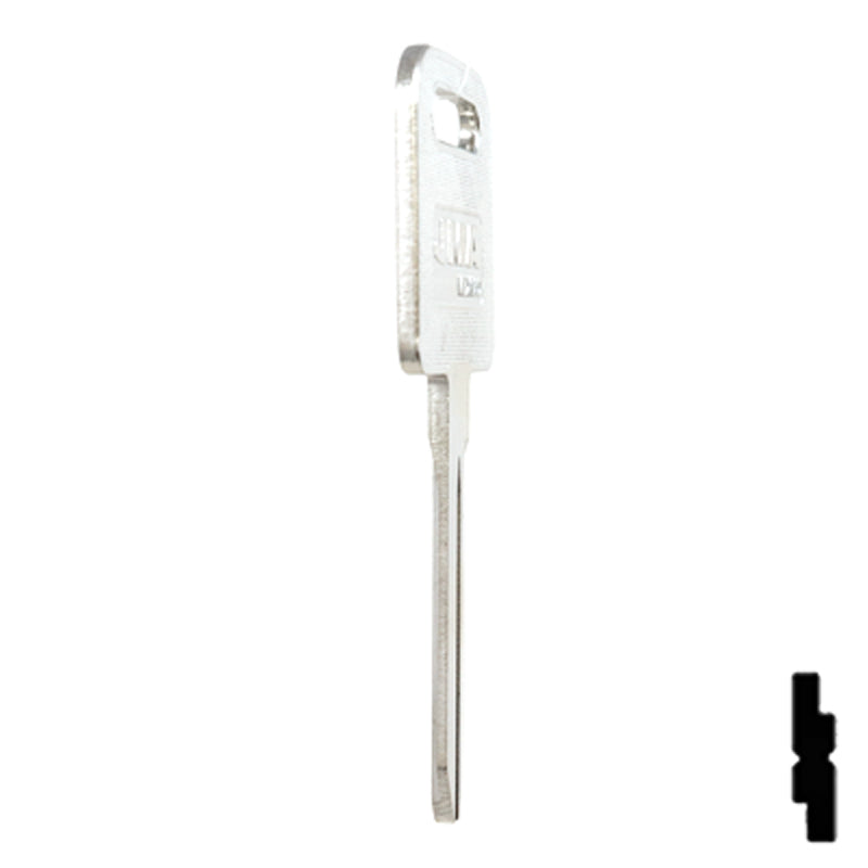 Uncut Key Blank | Freightliner | FRE-1, 1588 Automotive Key JMA USA