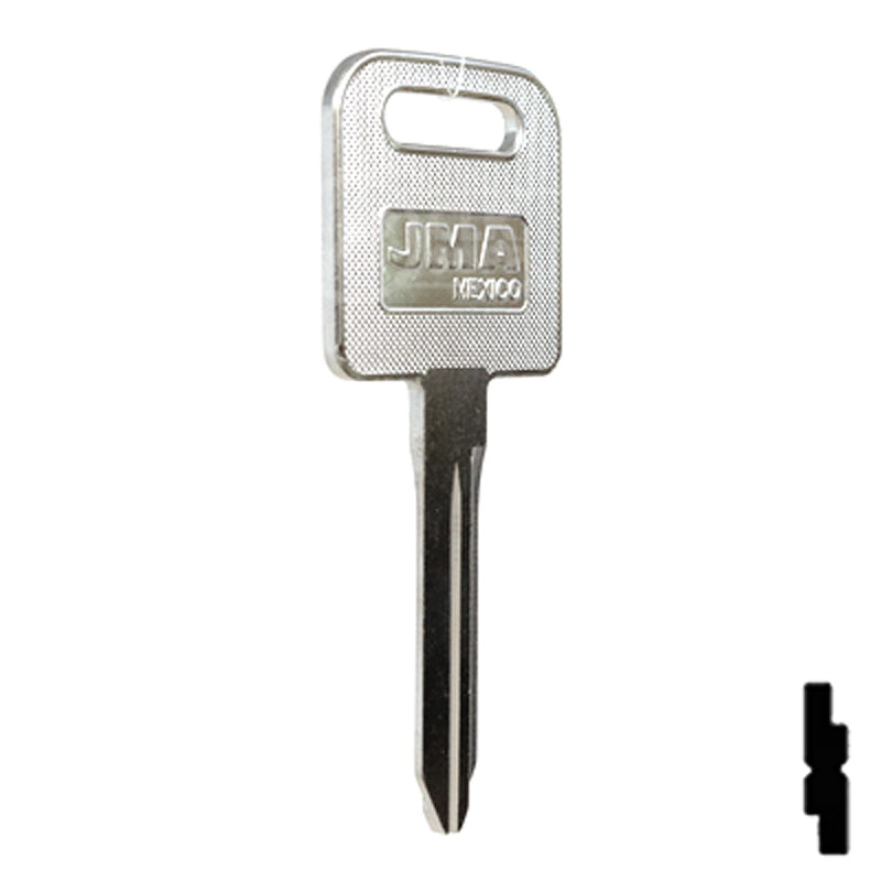 Uncut Key Blank | Freightliner | FRE-1, 1588 Automotive Key JMA USA