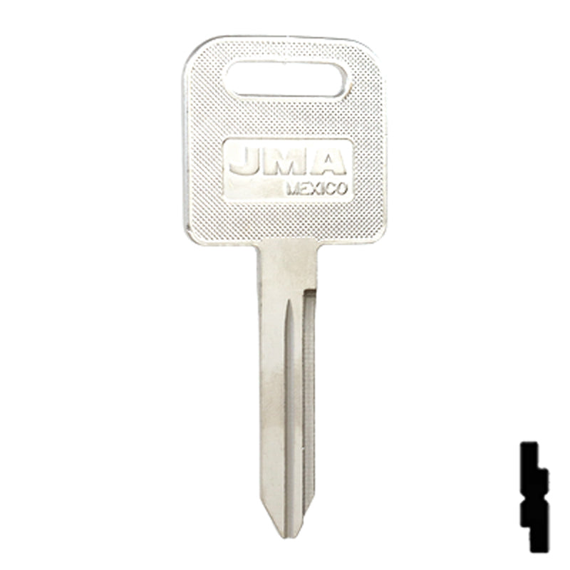 Uncut Key Blank | Freightliner | FRE-1, 1588 Automotive Key JMA USA